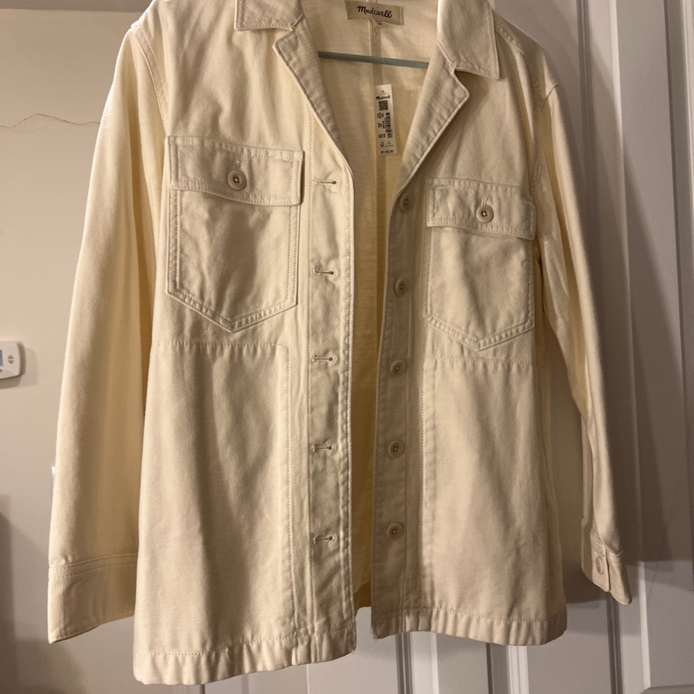 Madewell Off-White Utility Jacket